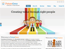 Tablet Screenshot of futuregenz.com